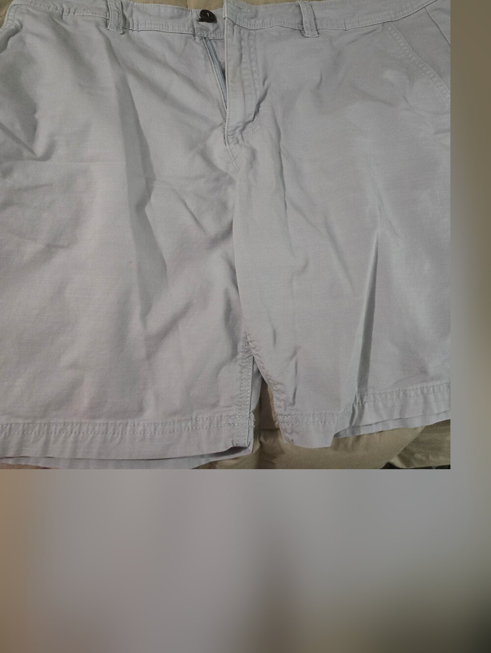 Men's Light Gray Casual Shorts
